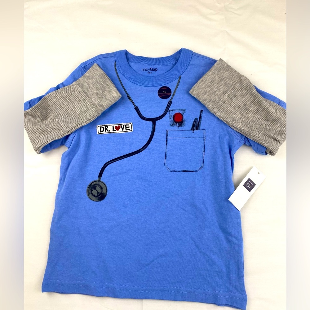 Brand New Baby GAP “Dr. Love” long sleeve Tee. Size 3T